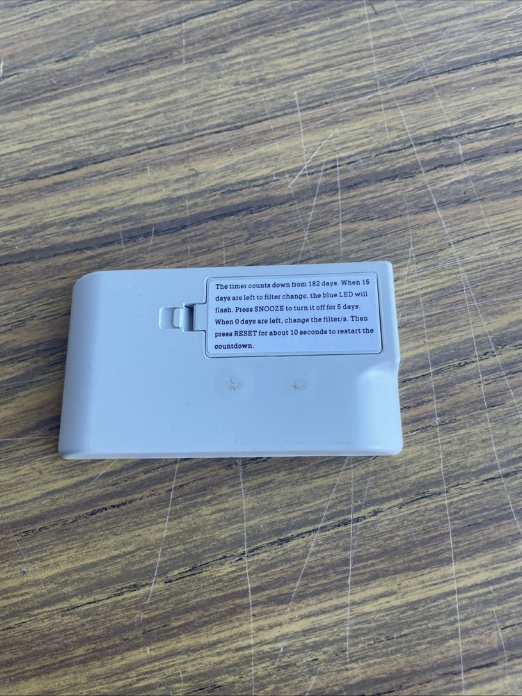 Blueair magnetic 182 DAYS TO FILTER CHANGE timer Reset LCD