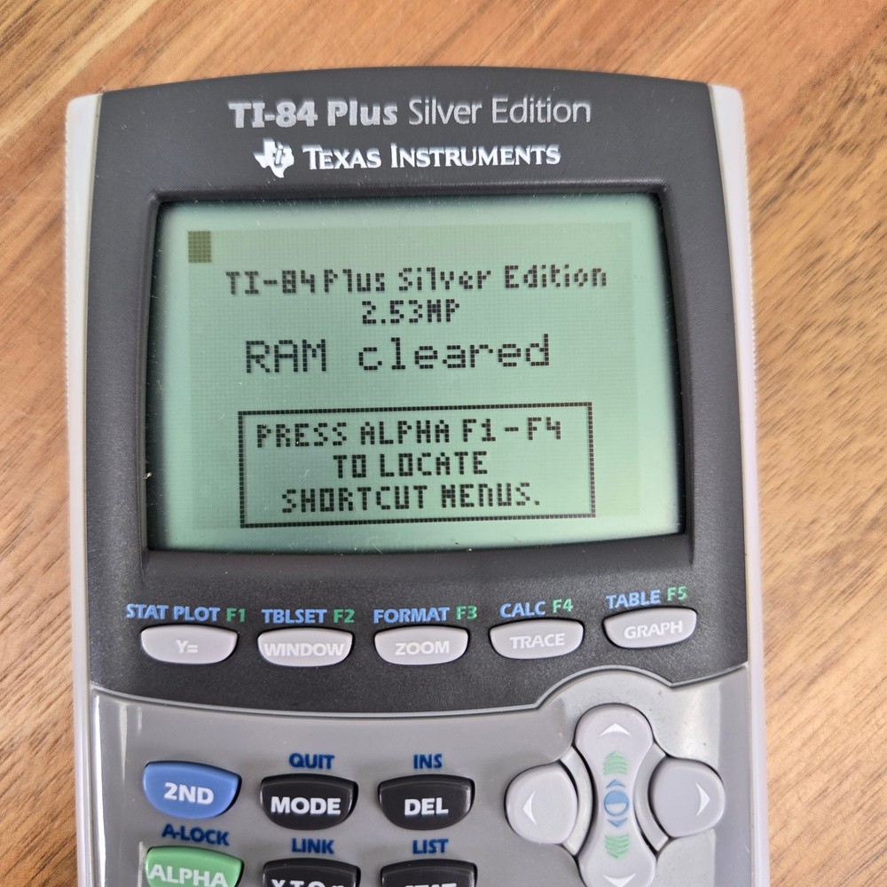 Texas Instruments TI-84 Plus Silver Edition Graphing Calculator Silver Gray Math