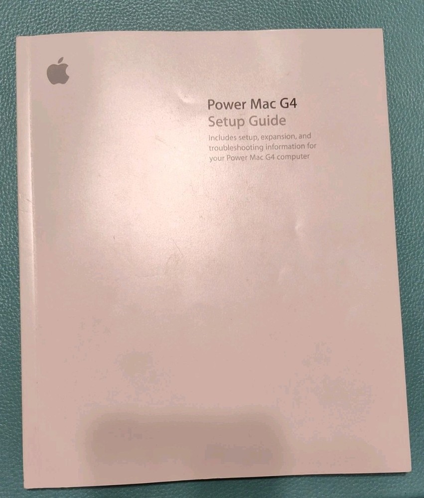 Power Mac G4 Setup Guide 034-2406-A