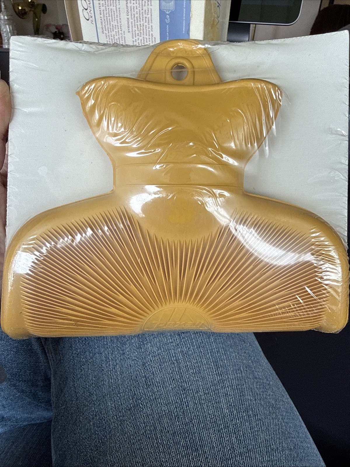 Vintage Rexall Kantleek Water Bottle Fountain Syringe Mustard Comes With Box NOS