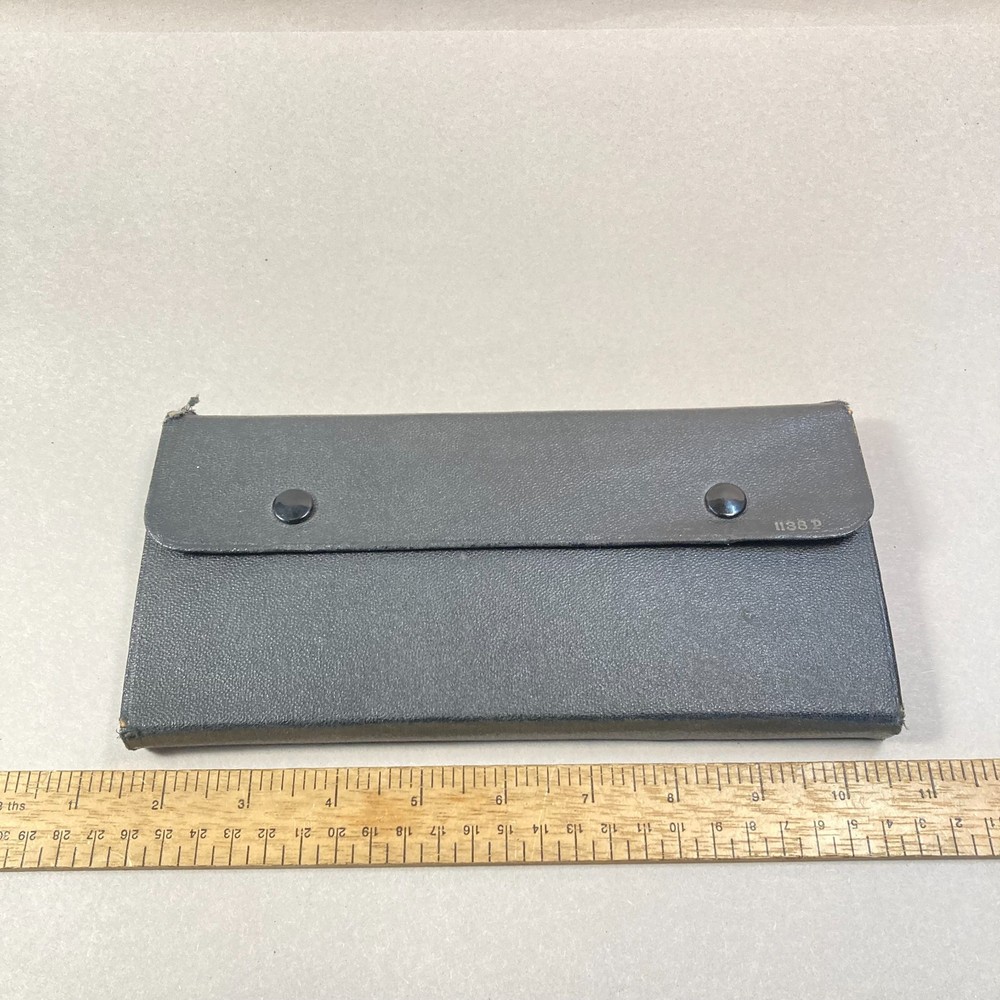 Vintage U.S. Blue Drafting Set 9 Pc w/ Case #1138-P Germany