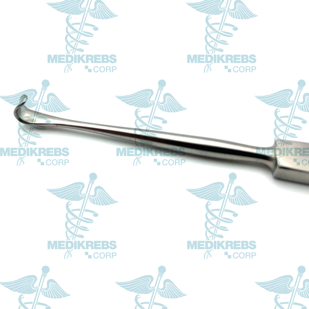 KREBS Cushing Nerve/Vein Retractor - Saddle Hook 4mm x 20cm Surgical Instruments