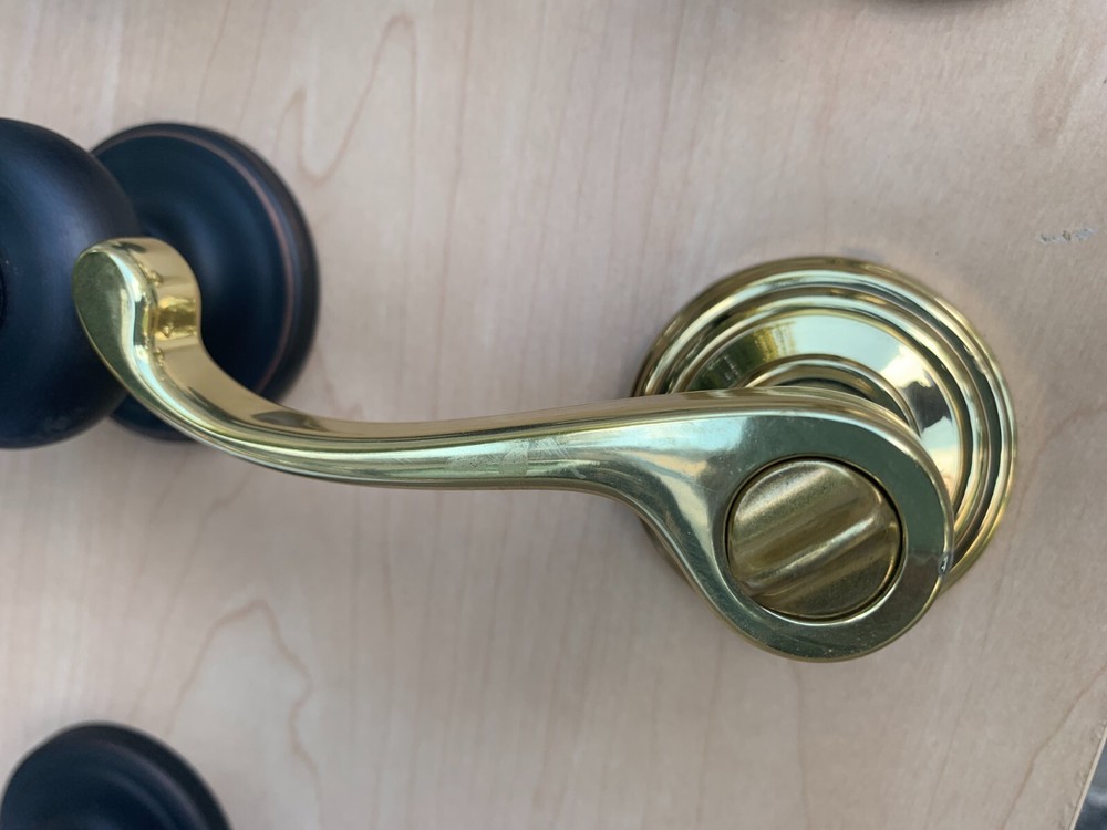 Kwik Set 3 Pack Main Front Entry Locking Keyed Dead Bolt Privacy & Hall & Closet