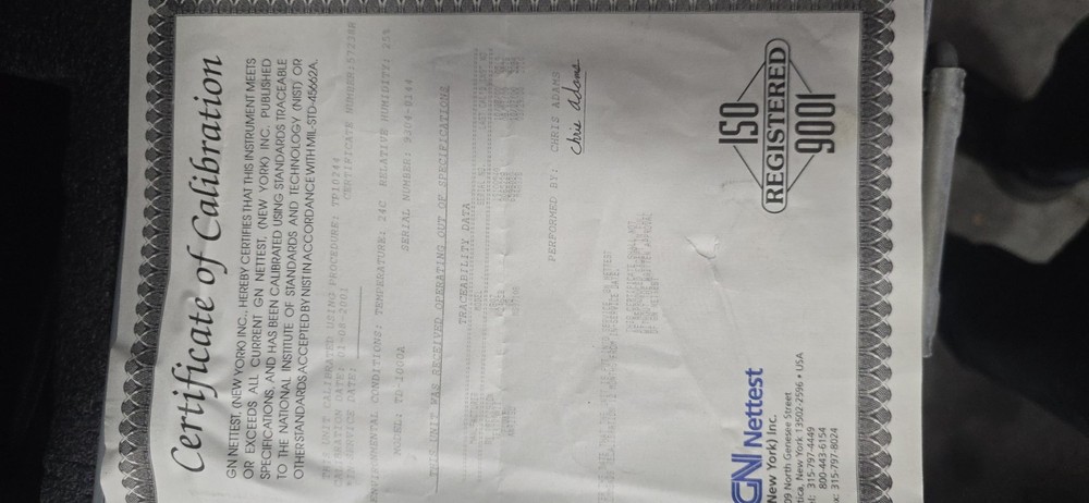 Laser Precision TD-1000D MINI-OTDR FiberWizard...