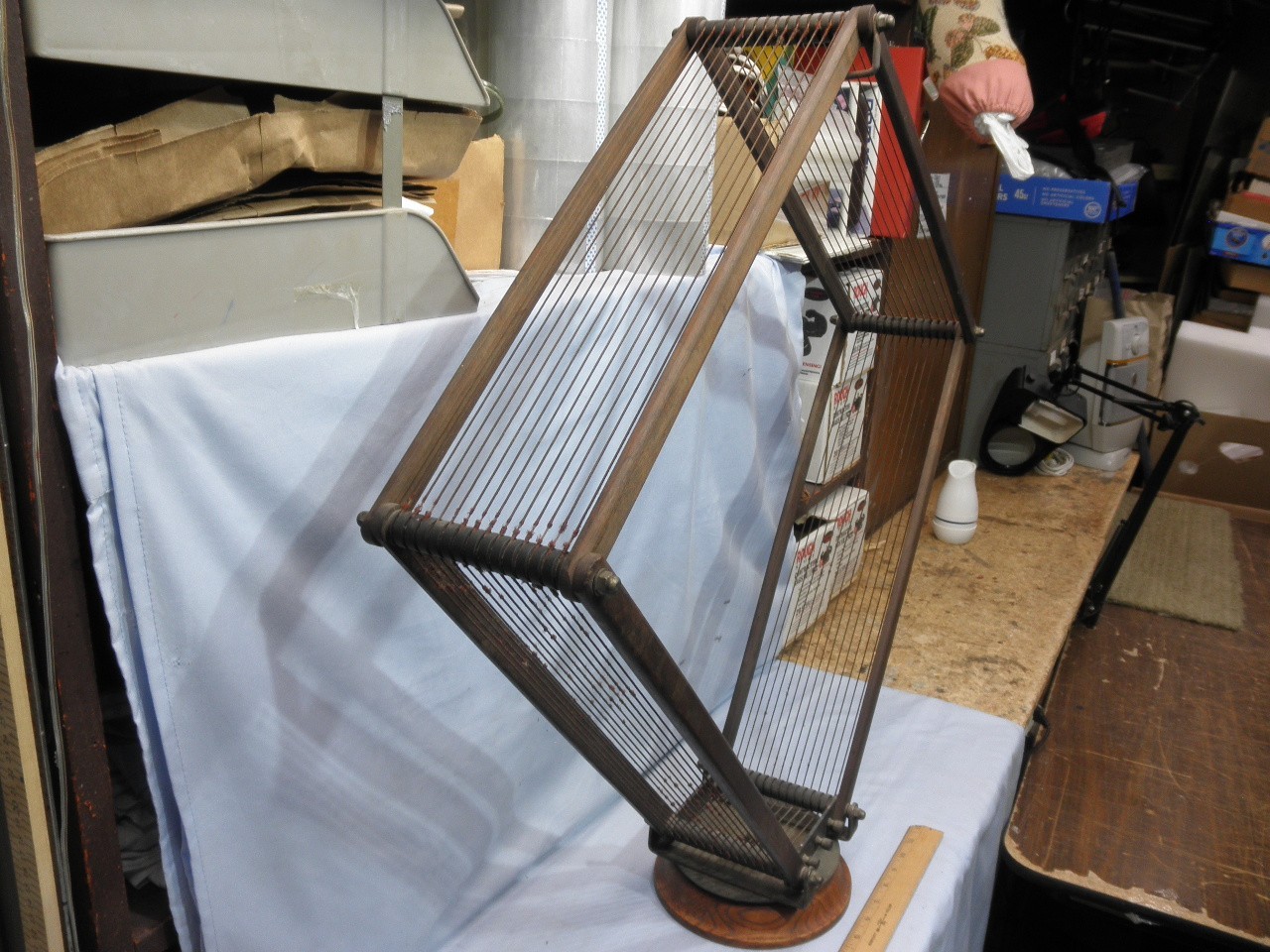 EXCELLENT 1926 AALCO No. 35 FOLDING LOOP ANTENNA-CHICAGO-MY LAST 100 YEAR LOOP