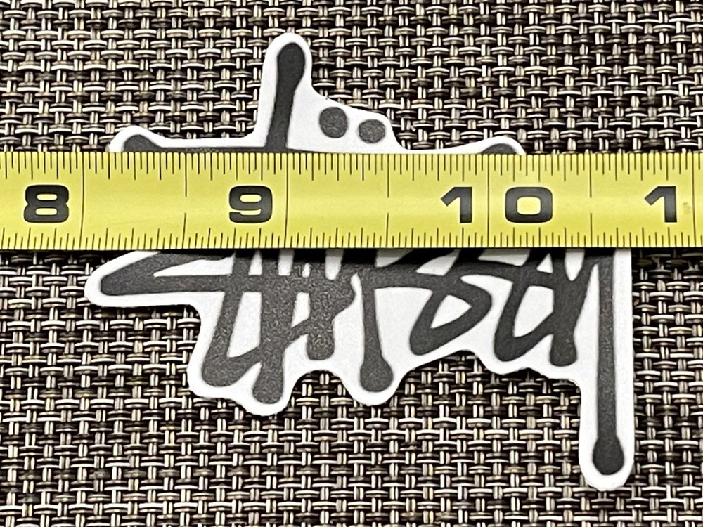 Stussy Signature Script Stickers - Quantity: 2