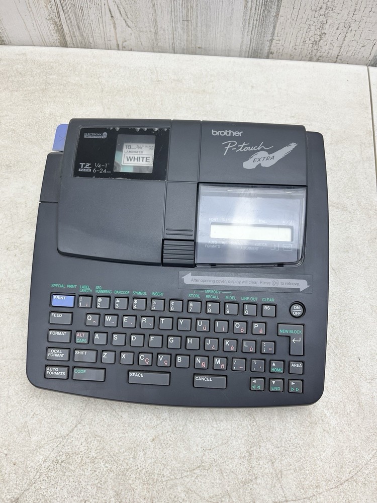 Brother P-Touch Extra PT-520 Electronic Thermal Label Maker TESTED Working Nice