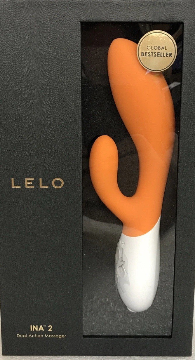 LELO INA 2 Dual Action Personal Massager Orange New Sealed