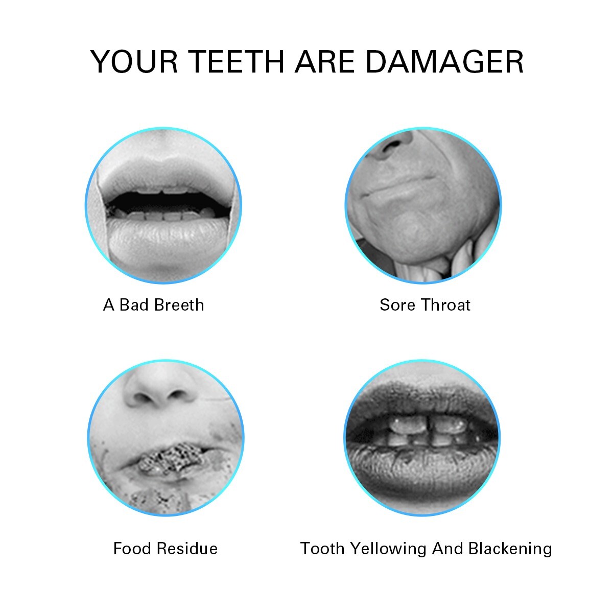 AZDENT Dental USB Intraoral Camera 8 LED Oral Endoscope 3-Speed Adjustment IPX5