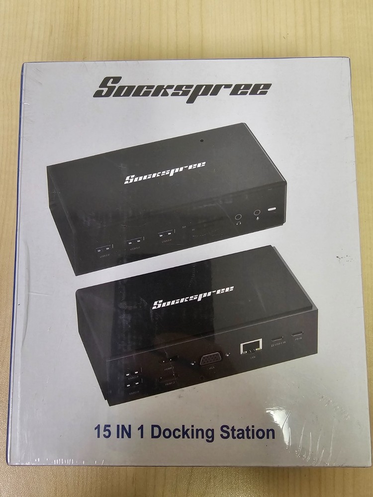 DisplayLink Sockspree 15 in 1 Docking Station