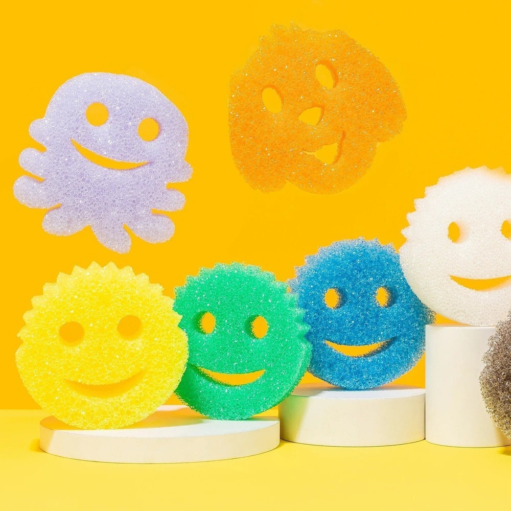 Scrub Daddy Halloween Edition Select-A-Shape Green Monster FlexTexture Scrubber