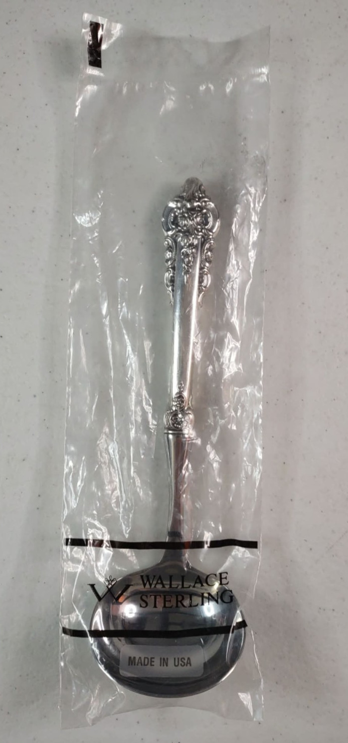 Wallace Silversmiths Grande Baroque Serving Fork & Ladle Spoon Sterling Handles