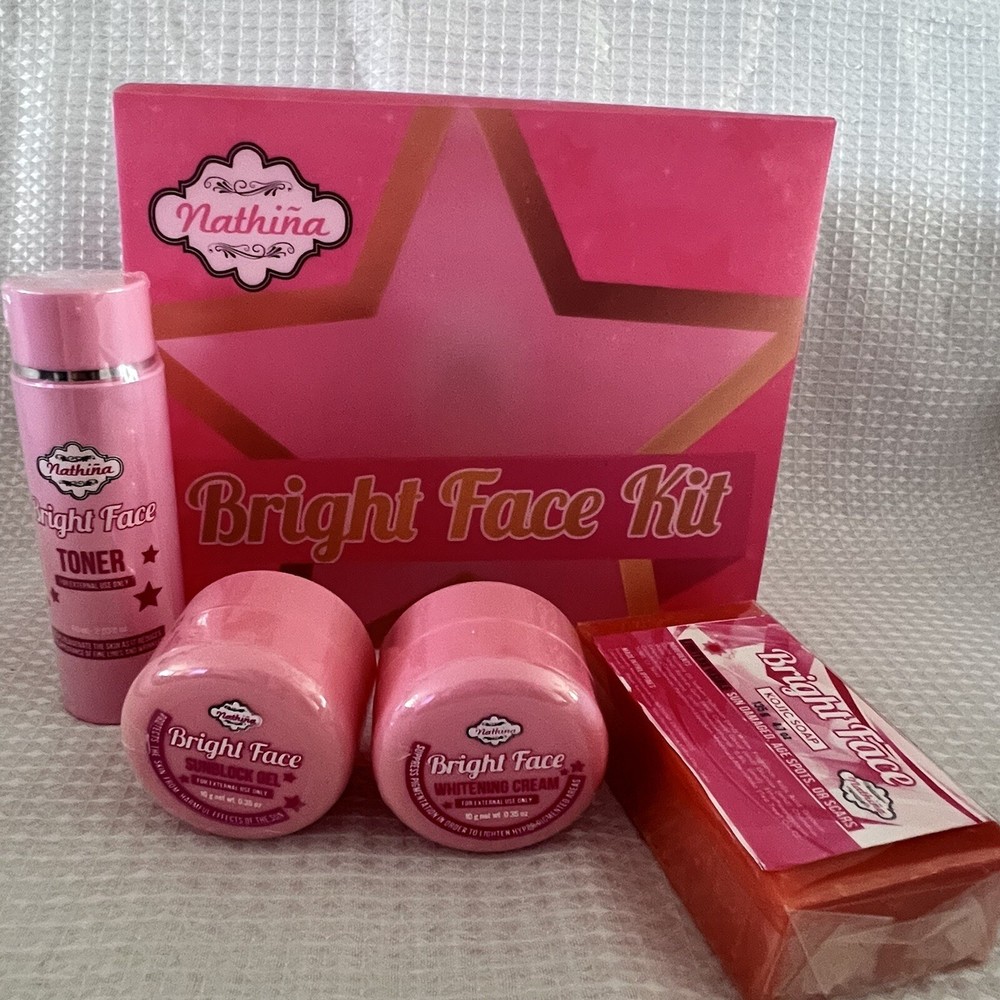 2x Nathina Bright Face Kit (New Packaging)