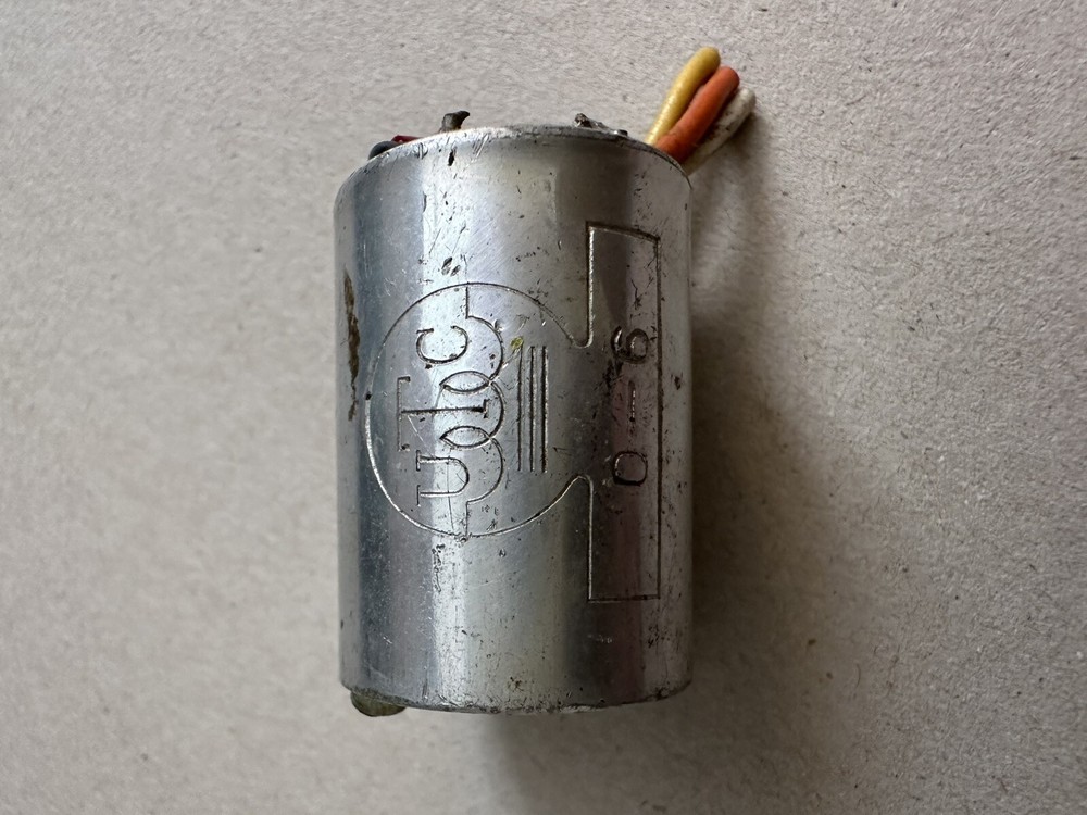 Vintage UTC O-6 Transformer Rare