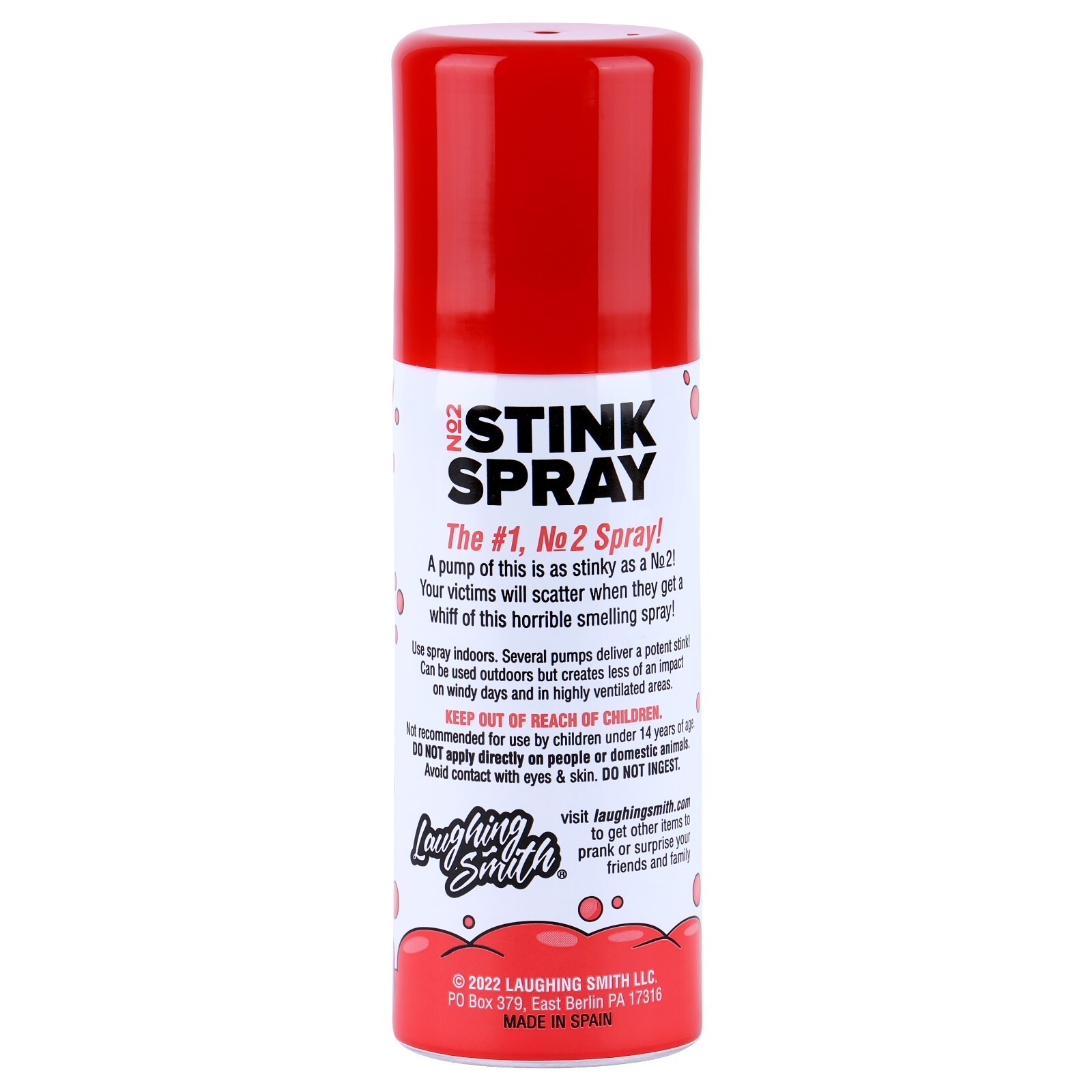 144 Bottles - No 2 Stink Spray: Max Potency Fart Spray - Wholesale Case