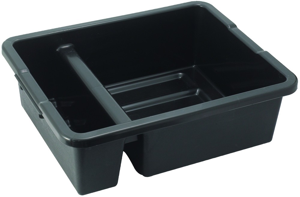 Bus Box, Divided, Black (6 Each)