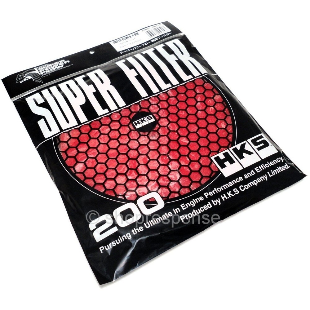 Genuine HKS 70001-AK032 200mm Filter Replacement - Red