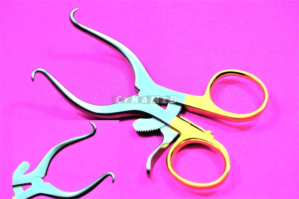 2 EACH Premium Gold Ring Gelpi Retractor Surgical & Veterinary Instruments 3.50"