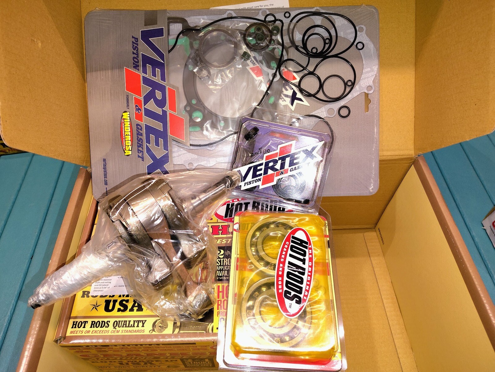 Hot Rods Bottom End +4mm Stroker Crankshaft Kit 2000-2020 Suzuki DR-Z DRZ 400 S