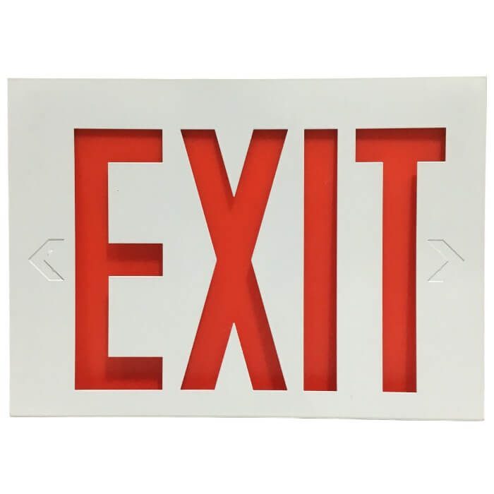 Thomas & Betts W8NY-N-R New York LED Exit Sign