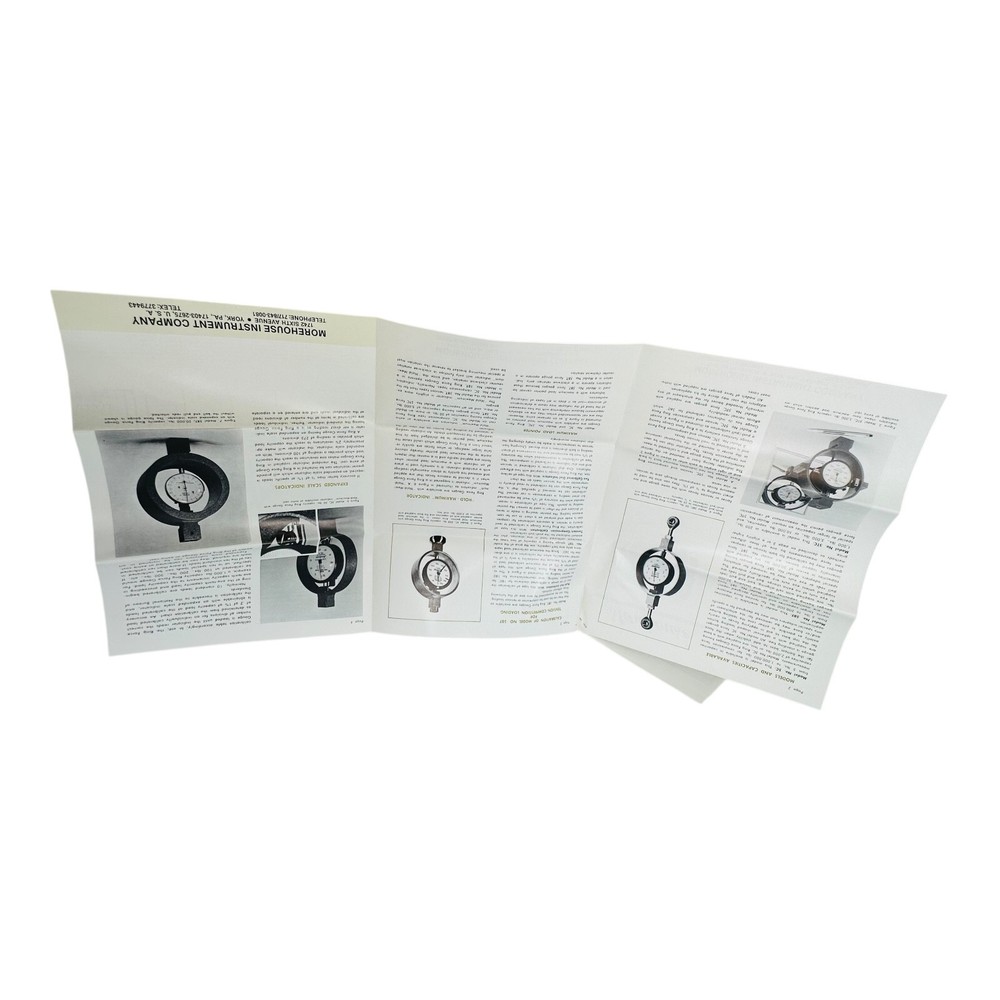 MOREHOUSE MODEL 5 RING FORCE GAUGE 100lbs
