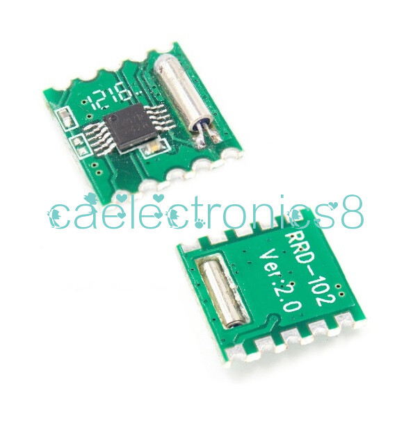 2Pcs FM Stereo Module Radio Module RDA5807M RRD-102V2.0 Wireless Module