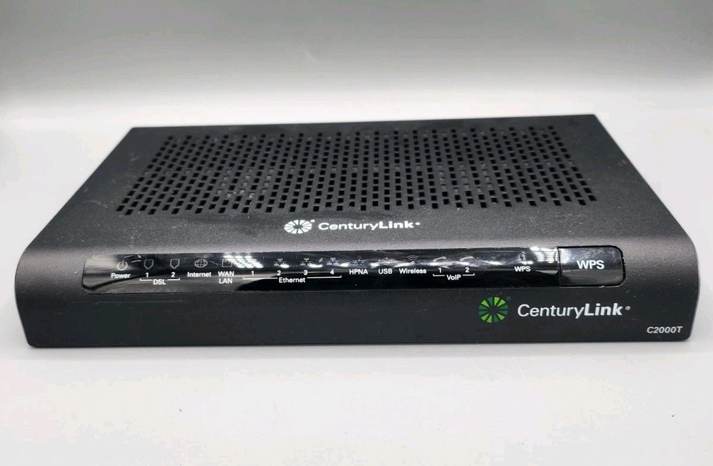 CenturyLink Technicolor C2000T Wireless 802.11n Wifi Router Needs Power Cord