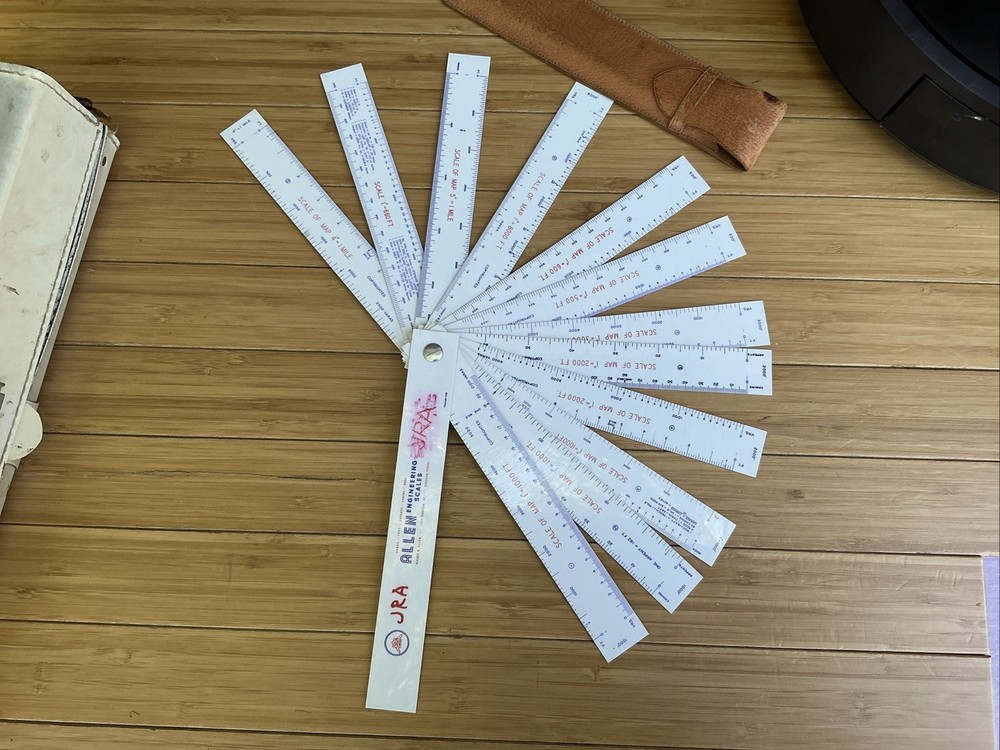 Allen Engineering Scales and, Leather Case