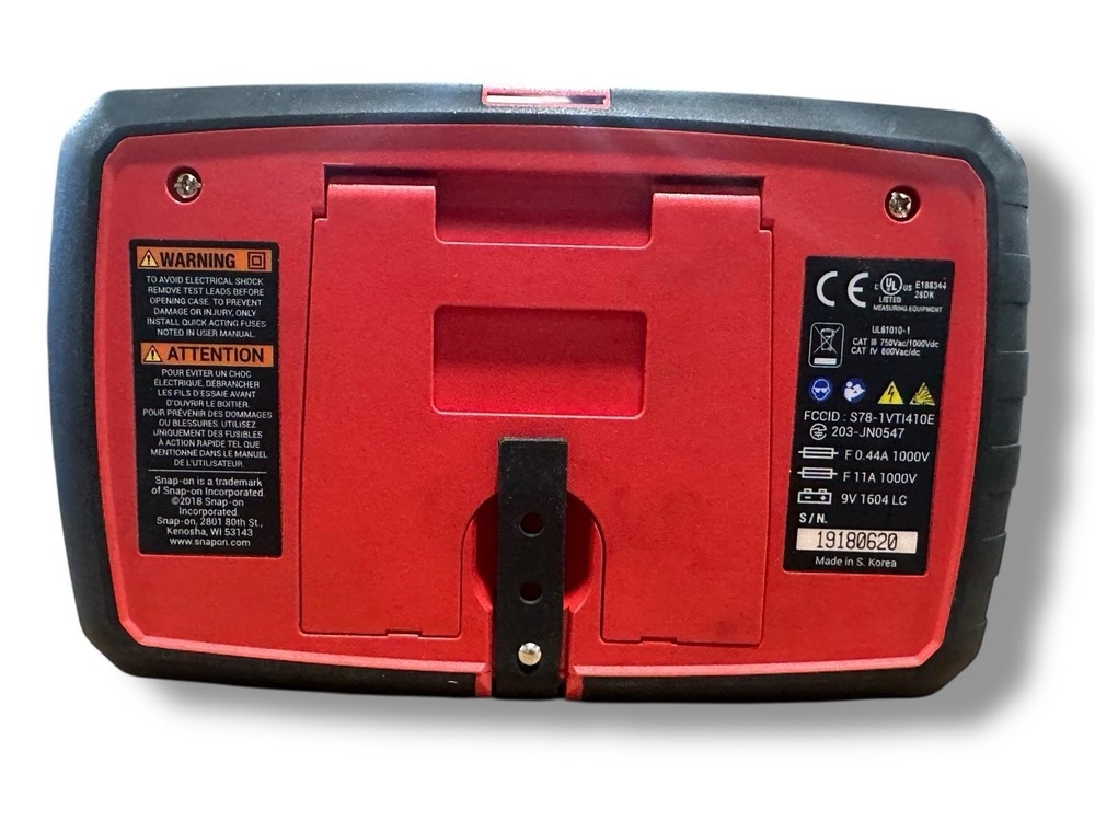 Snap-On Tools USED Enhanced Multimeter TRMS-Color EEDM525F
