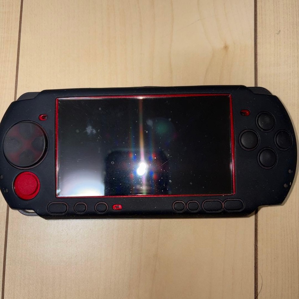 PSP Sony Psp Red Black With Case Japan
