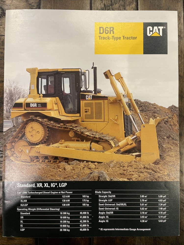 Caterpillar D6R Brochure ‘97