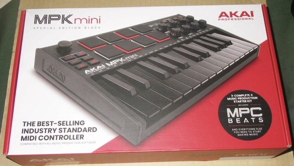 MPK Mini MK3 - 25 Key USB MIDI Keyboard Controller With 8 Backlit Drum Pads