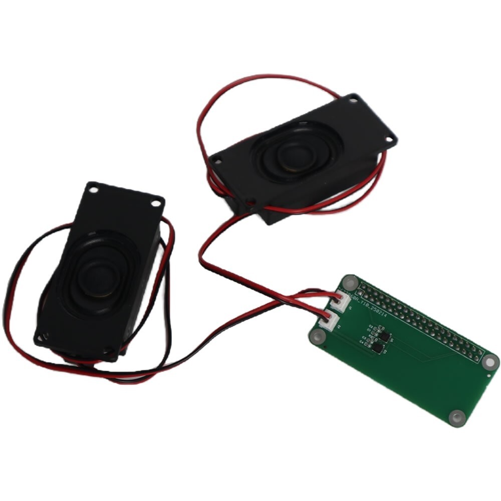 Raspberry Pi Audio HAT MAX98357 I2S  With 2 Speakers