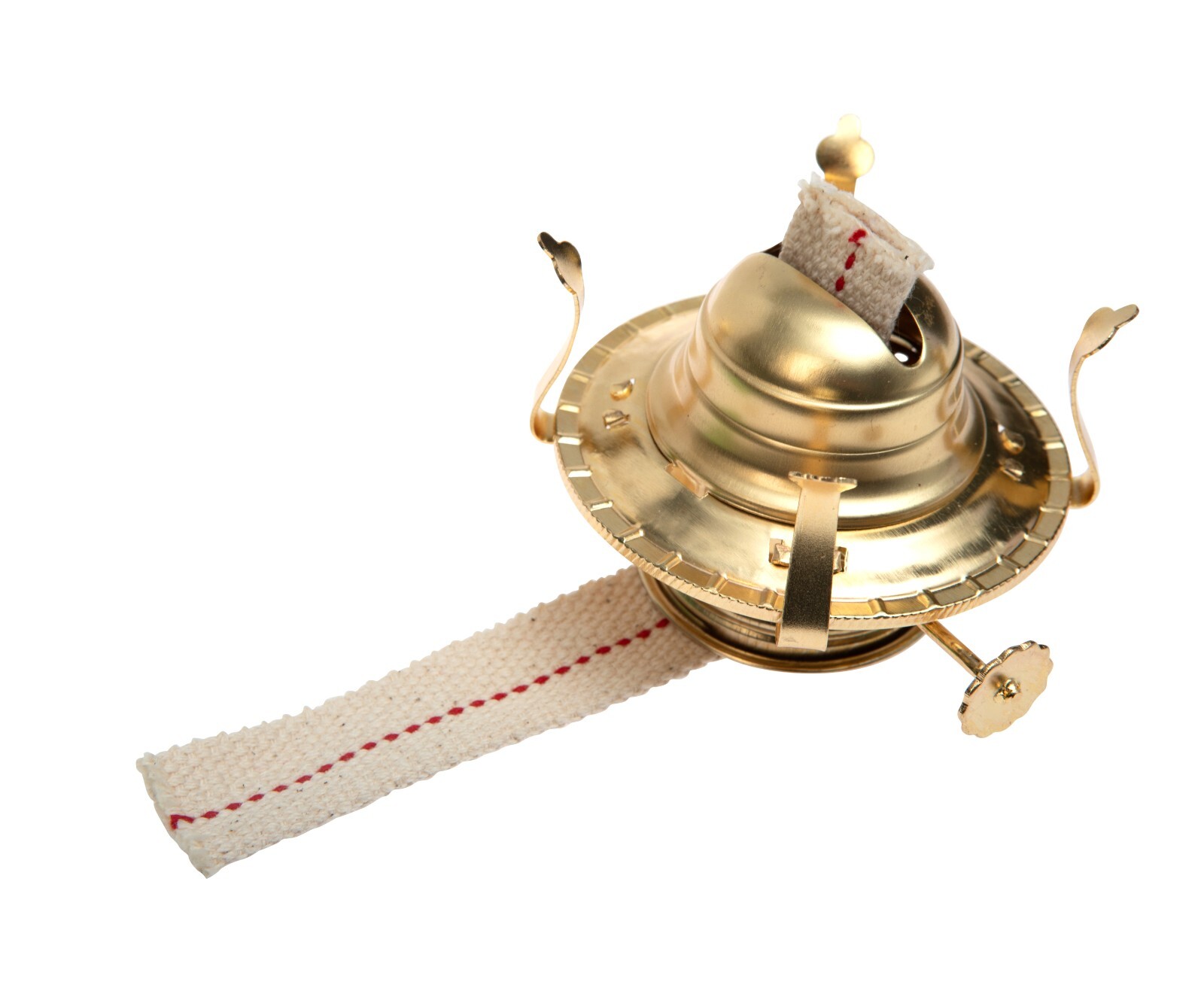 Brass Plated Oil Burner Replacement for Antique Kerosene Lamps