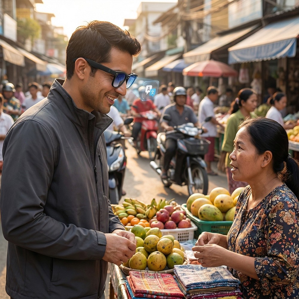 AI Smart Glasses with Camera Bluetooth Open-Ear Audio | Ray-Ban Meta Alternative