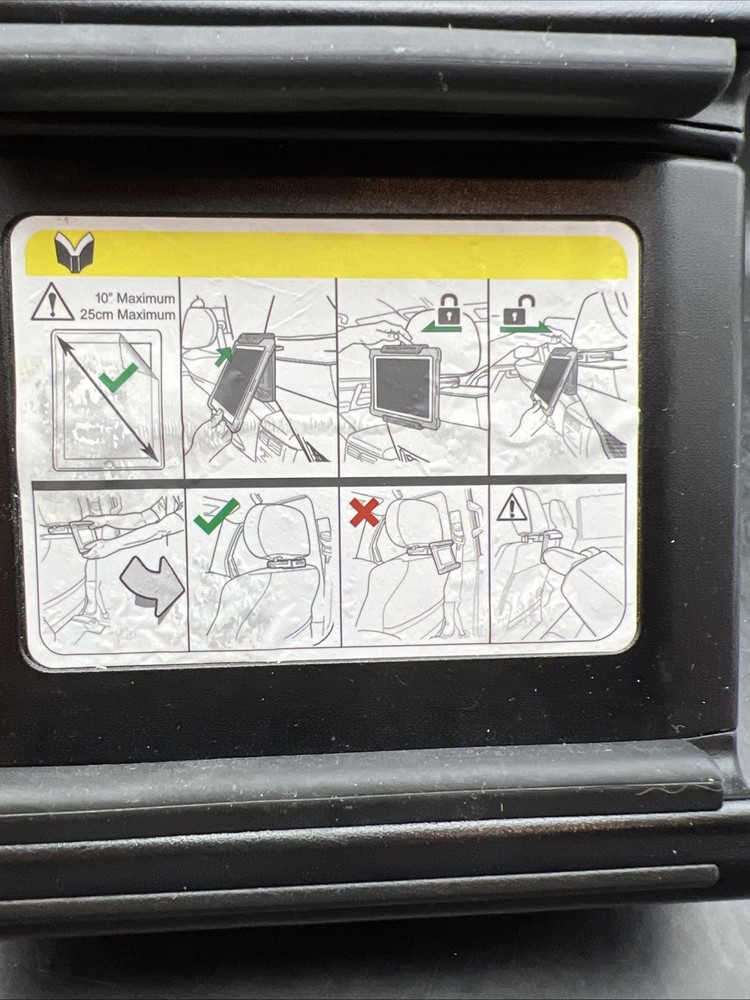 Tablet Holder, Universal seat-back Toyota