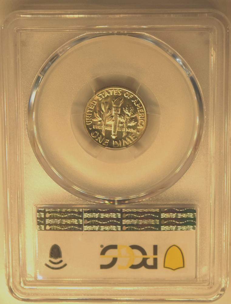 1974-D Roosevelt Dime PCGS MS66 Goldshield Trueview