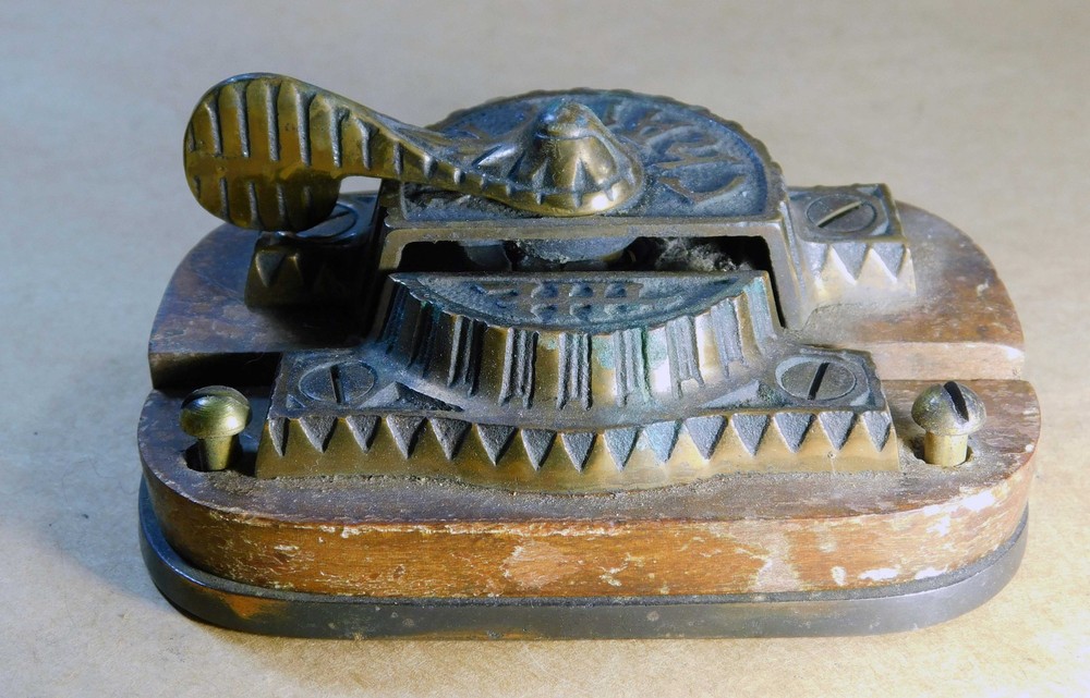 The Champion antique window lock display