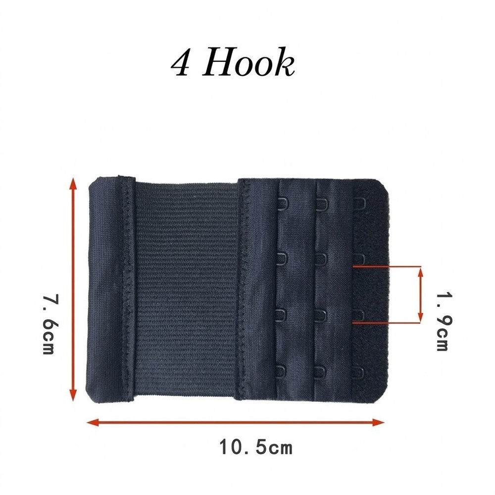 Women's Bra Extender 3 Hook / 2 Hook Bra Extension Strap Soft & Comfortable 3pcs
