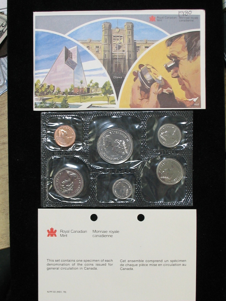 1980 CANADA PROOFLIKE MINT SET * WITH ORIGINAL MINT PACKAGING *