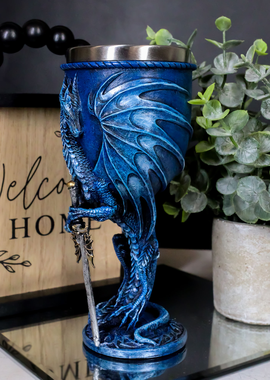 Sea Blade Dragon Goblet with Stainless Steel Insert