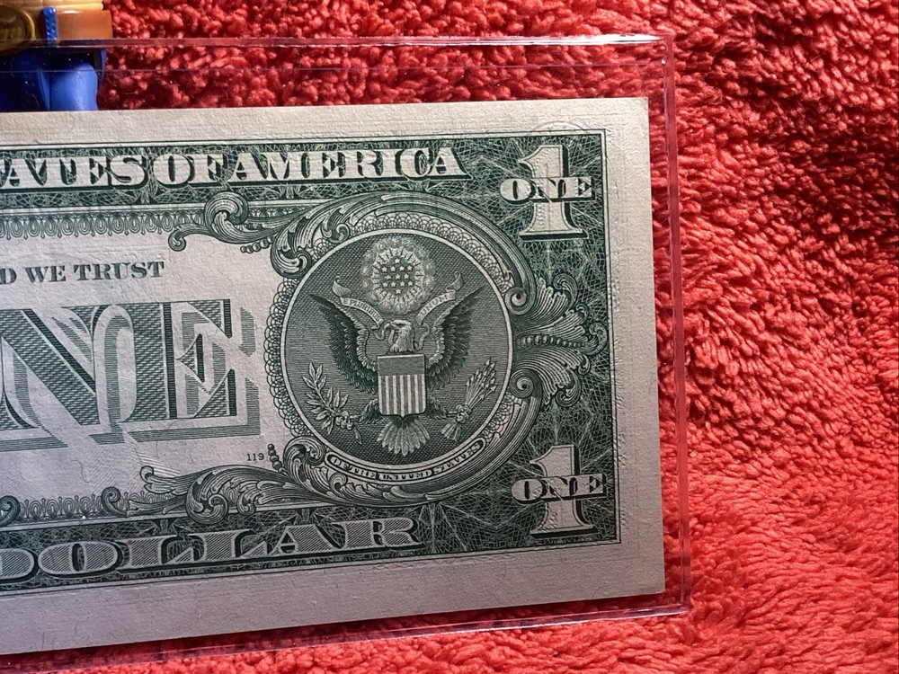 1957 $1 ONE DOLLAR SILVER CERTIFICATE UNC. MISCUT ERROR FREE SHIPPING 🚢