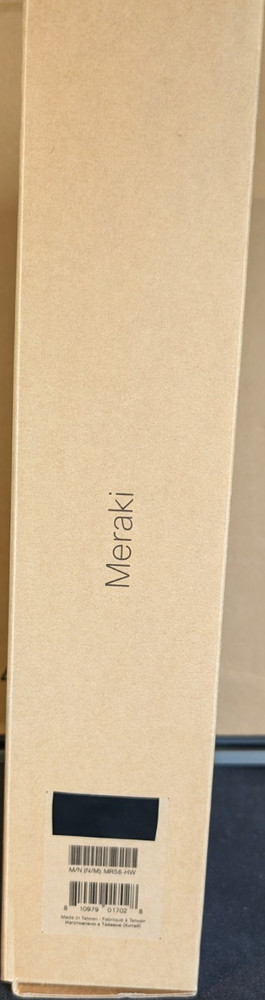 Cisco Meraki MR56-HW Access Point, Wireless Connectivity, White