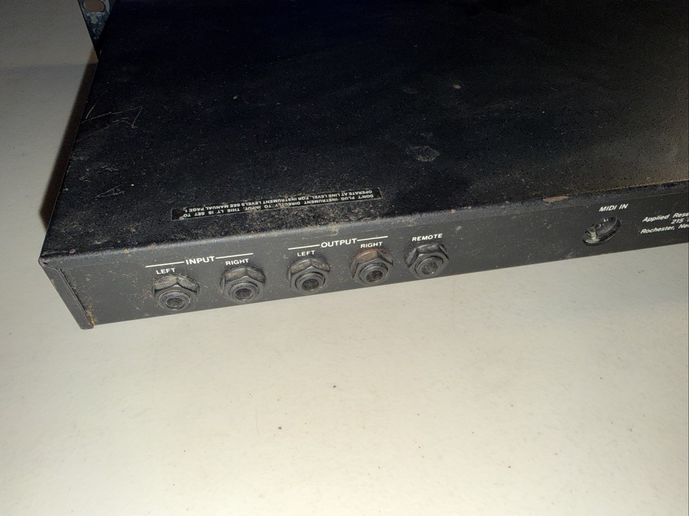 ART MULTIVERB LT 16 BIT DIGITAL MULTI-EFFECTS PROCESSOR - FOR PARTS, UNTESTED