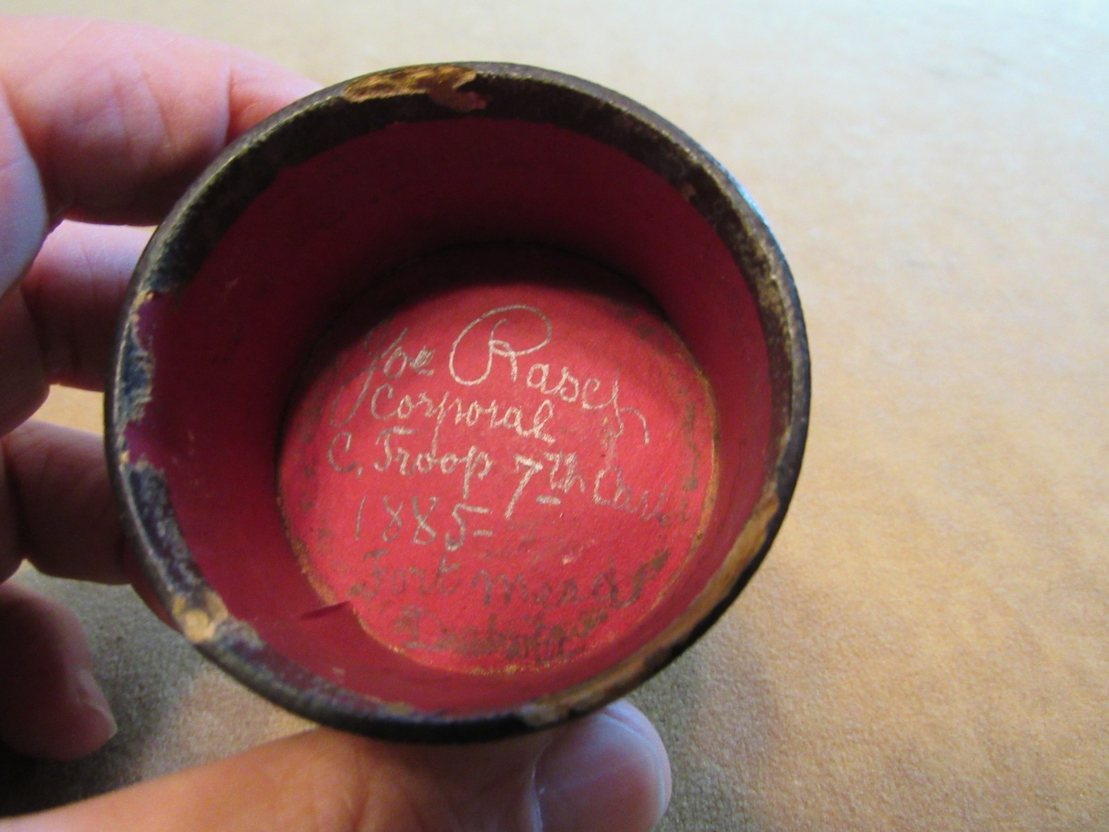 Indian Wars ID'd Medicine Cases 7th Cavalry Soldier Fort Meade Dakota Territory