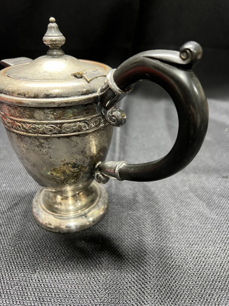 Viking Plate Canada EP Copper Lead Mounted Teapot
