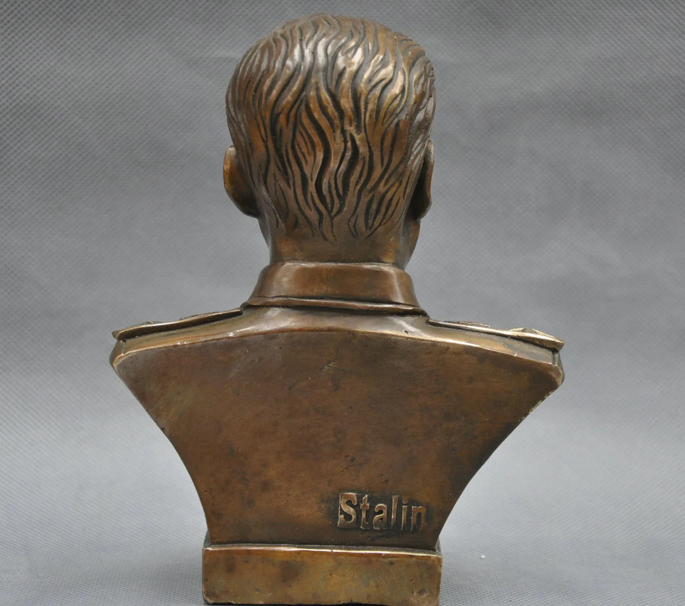 Russian Leader Joseph Stalin Bust Bronze Statue