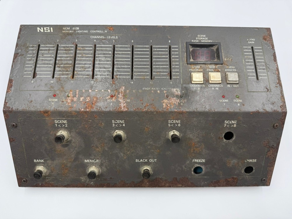 NSI NCM 5128 Memory Lighting Controller Untested