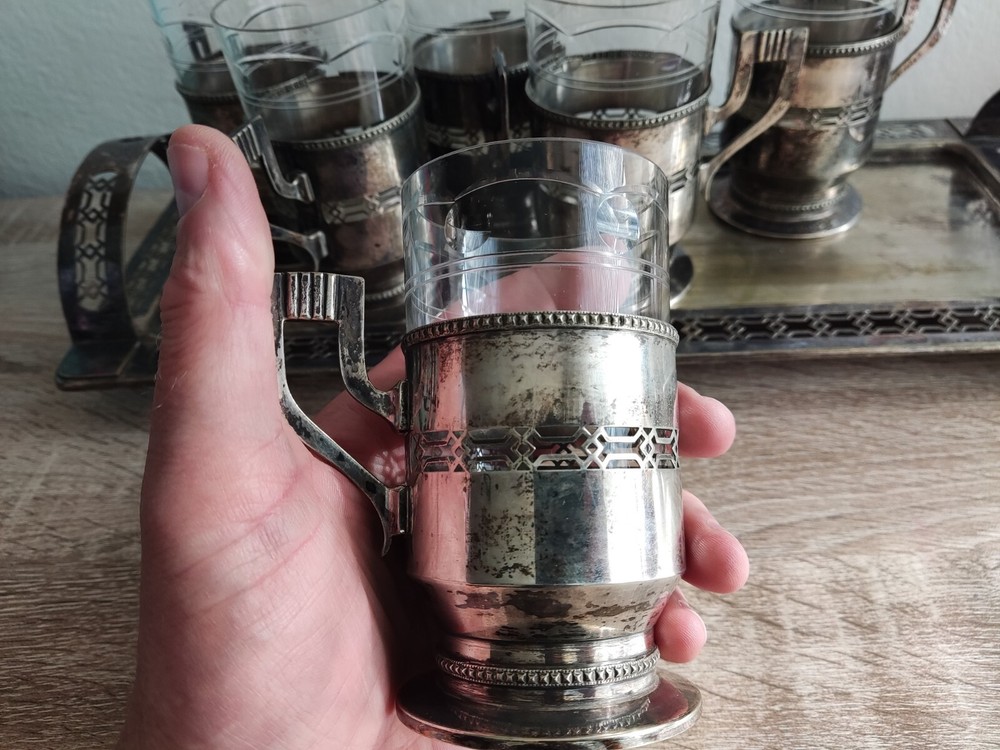 Silver-plated tea set Austro-Hungarian 1870-1910