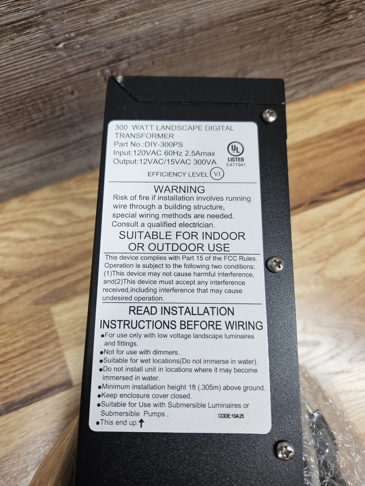 Hampton Bay DIY-300PS, 300W Digital Transformer